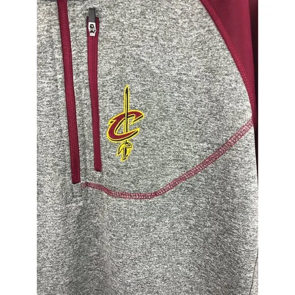 Carl Banks NBA Cleveland Cavaliers 1/2 Zip Sweatshirt Mens' Size M GIII Sports - Picture 4 of 10